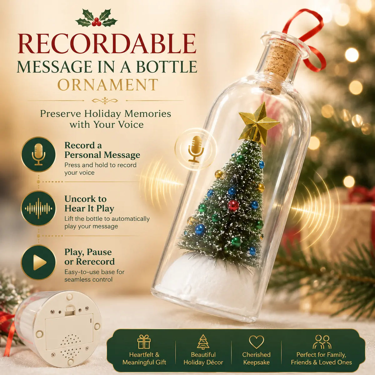 "Message in a Bottle" Christmas Tree – Mr. Christmas