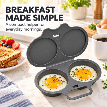 Microwave Egg Poacher with Lid & Handle