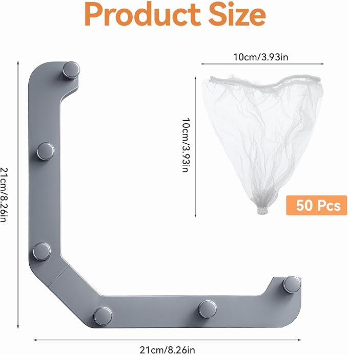 Triangular Sink Strainer | Anti-Clog Magic Mesh