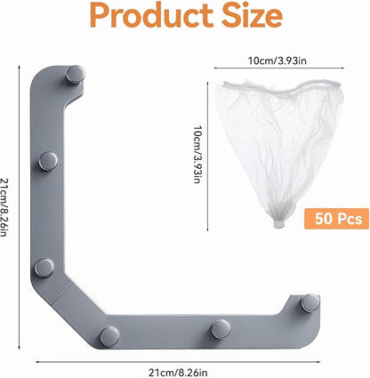 Triangular Sink Strainer | Anti-Clog Magic Mesh