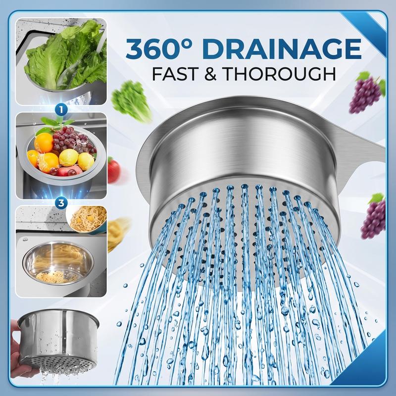 304 Stainless Steel Hanging Sink Strainer