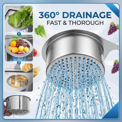 304 Stainless Steel Hanging Sink Strainer