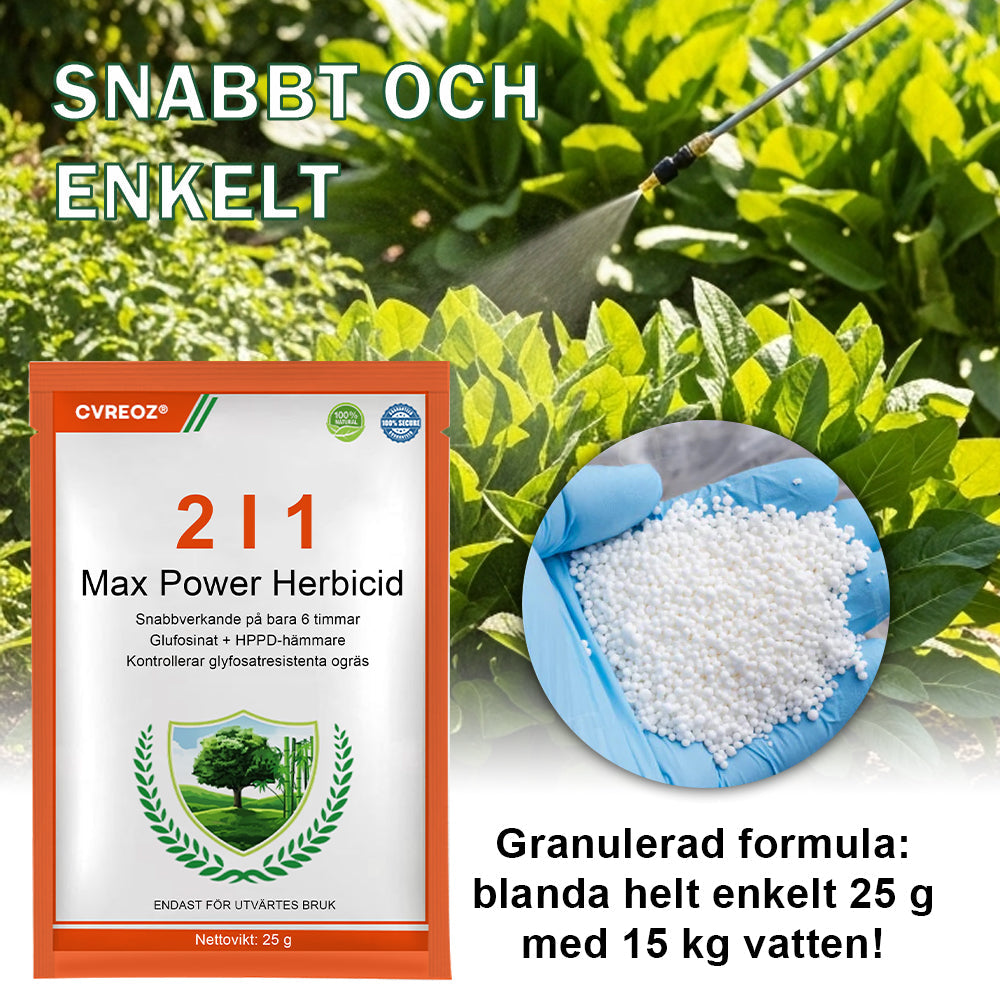 🏆Officiell butik | Begränsad upplaga | Cvreoz® 2 i 1 Max Power Herbicid