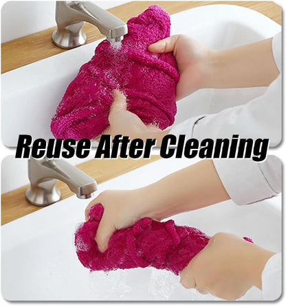 Icexeco Lazy Broom Cover Cloth, Multifunctional Lazy Brooms Cover, Washable Reusable Microfiber Broom Sweeping Refill, Wet & Dry Dual Use, Washable Mop Covers