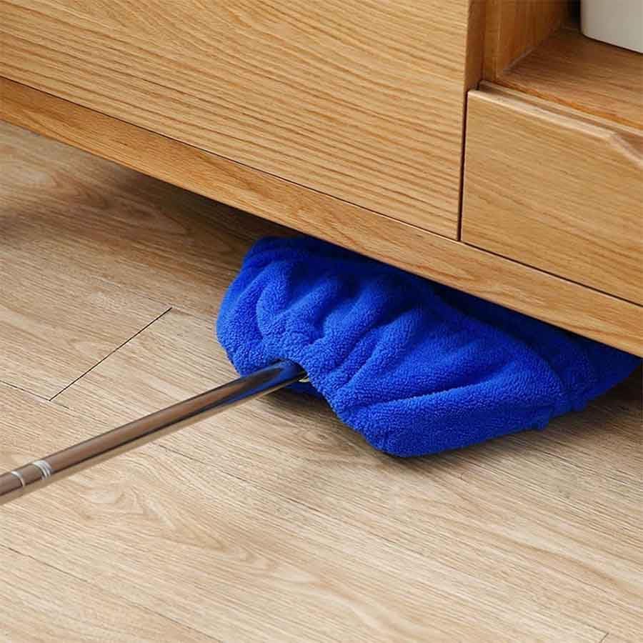 Icexeco Lazy Broom Cover Cloth, Multifunctional Lazy Brooms Cover, Washable Reusable Microfiber Broom Sweeping Refill, Wet & Dry Dual Use, Washable Mop Covers
