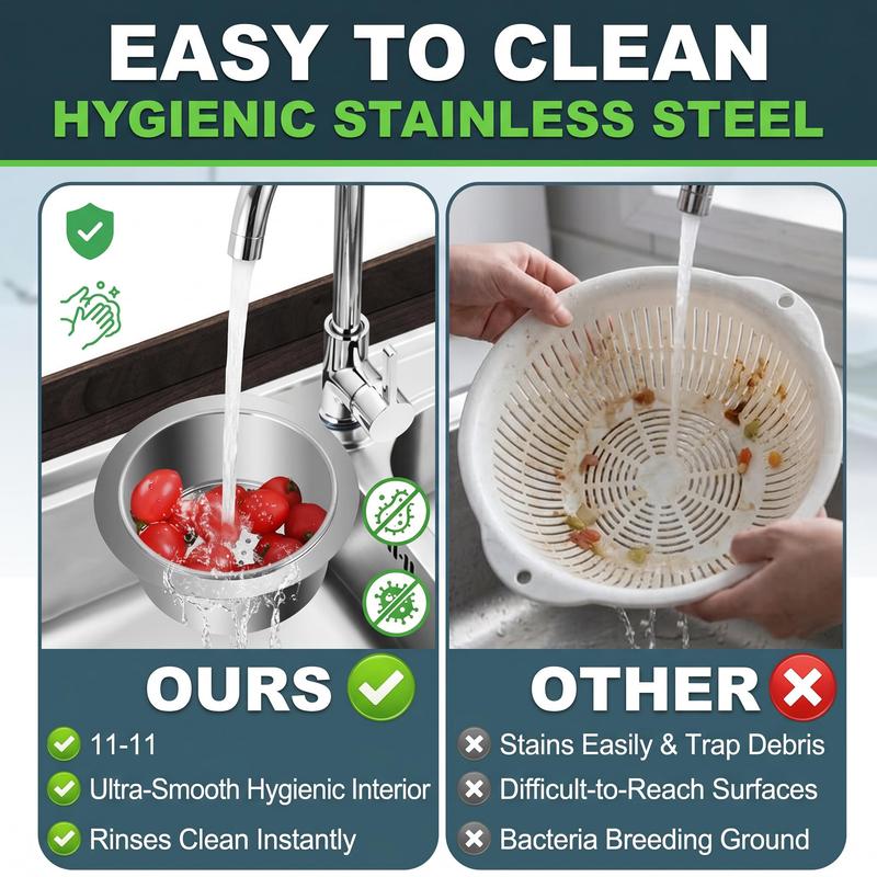 304 Stainless Steel Hanging Sink Strainer