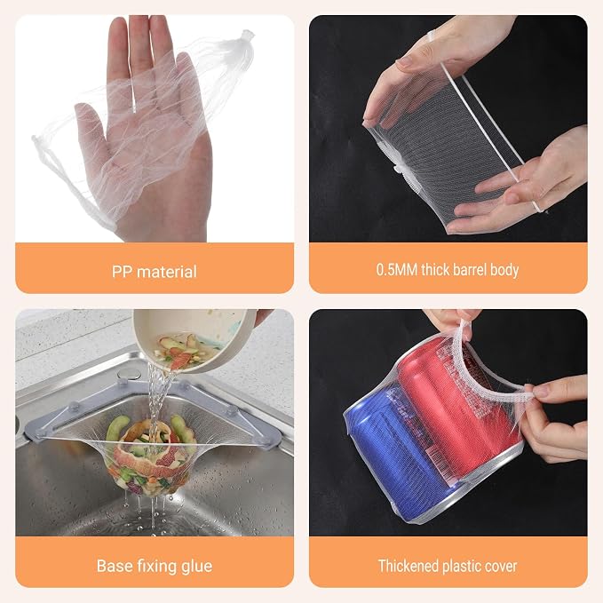 Triangular Sink Strainer | Anti-Clog Magic Mesh