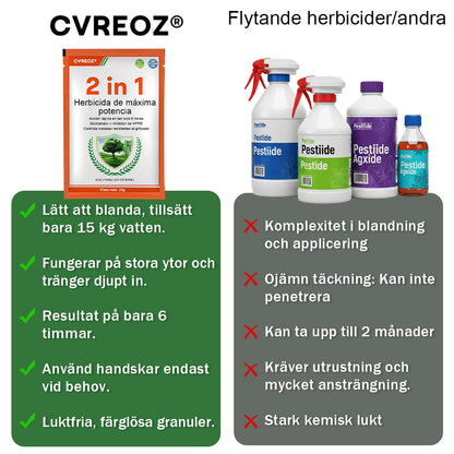 🏆Officiell butik | Begränsad upplaga | Cvreoz® 2 i 1 Max Power Herbicid
