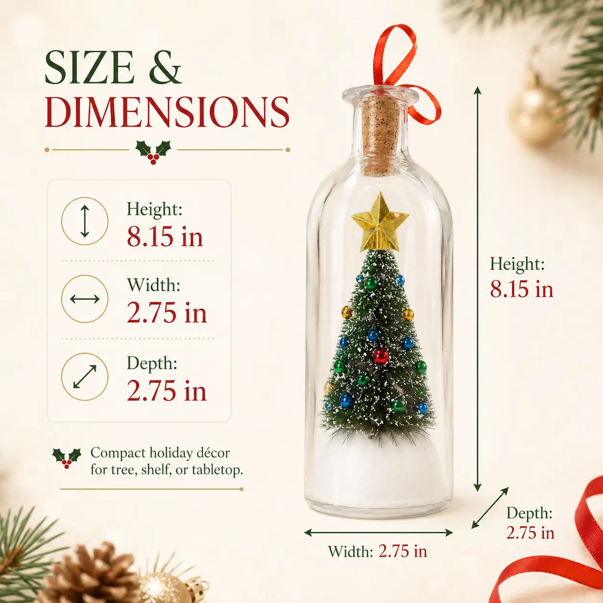 "Message in a Bottle" Christmas Tree – Mr. Christmas