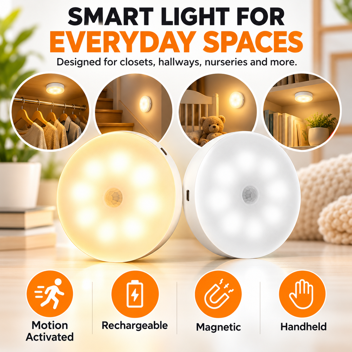 Wireless Motion-Sensor Light