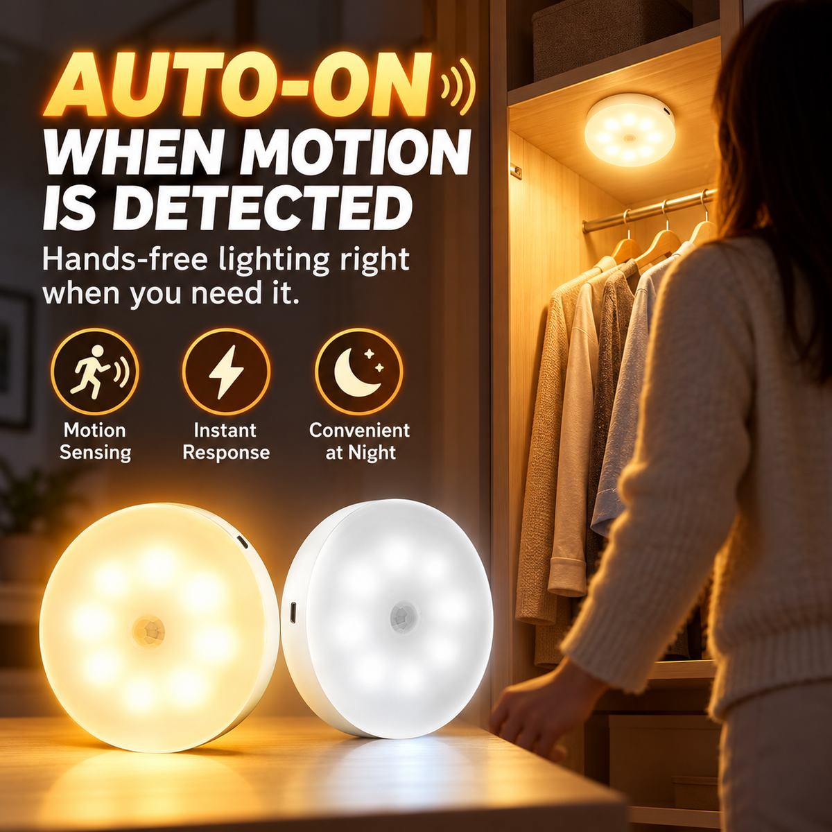Wireless Motion-Sensor Light