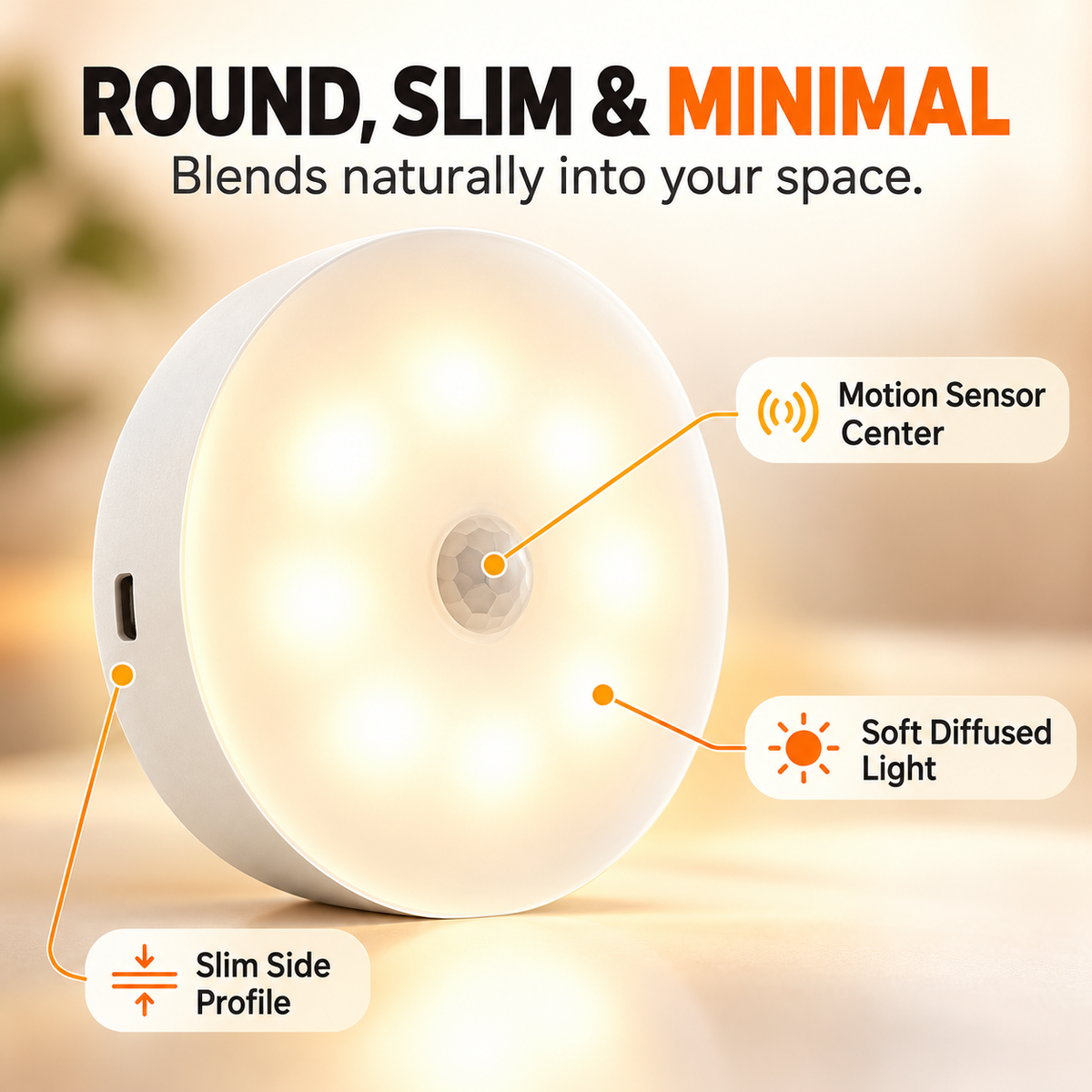 Wireless Motion-Sensor Light