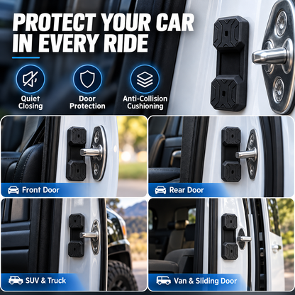 Magnetic Car Door Buffer Pads – Silicone Anti-Rattle Door Bumpers for Quieter Closing & Scratch Protection