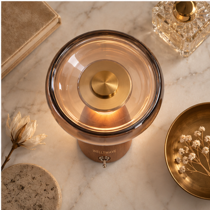 Tova Amber Table Lamp